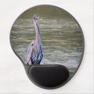 Great Blue Heron Gel Mouse Pad