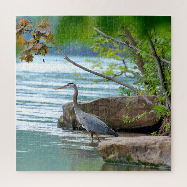 Great Blue Heron Jigsaw Puzzle (Vertical)