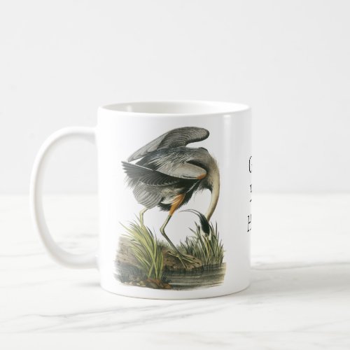 Great Blue Heron John Audubon Coffee Mug