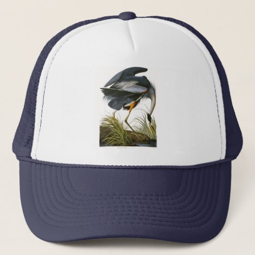 Great Blue Heron John James Audubon Trucker Hat