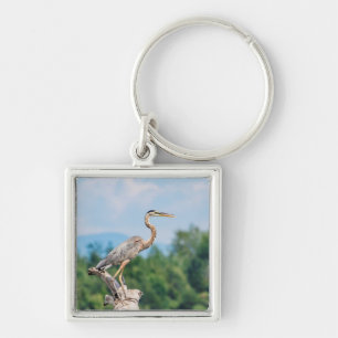 Great Blue Heron Keychain