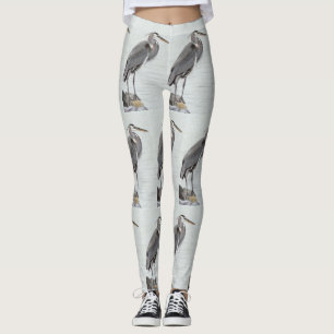 Great Blue Heron Leggings