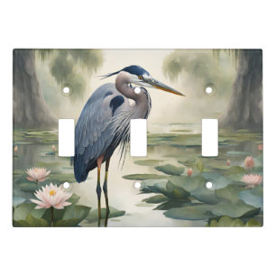 Great Blue Heron Light Switch Cover