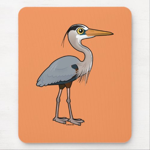 Great Blue Heron Mouse Pad
