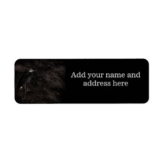 Great Blue Heron P2391 Label