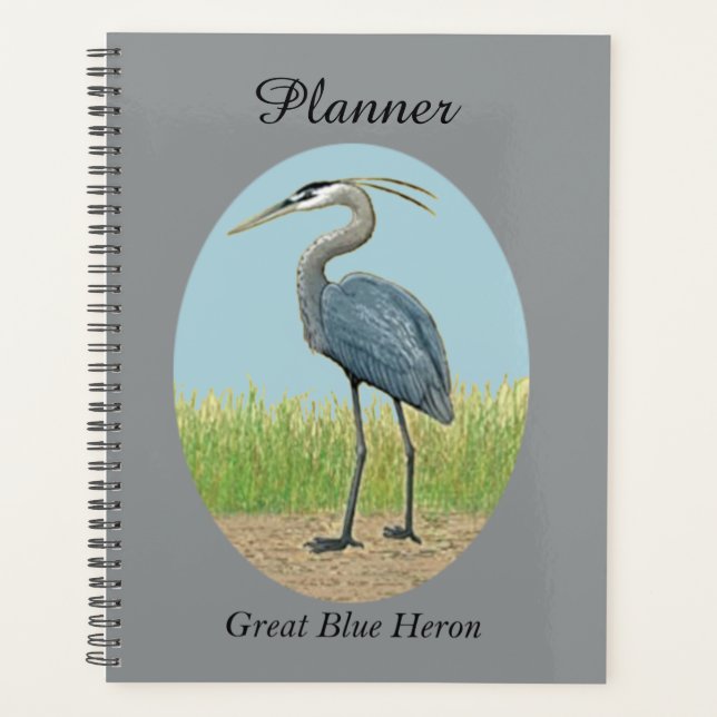 Great Blue Heron Planner (Front)