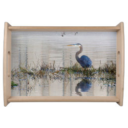 Great Blue Heron Serving Tray