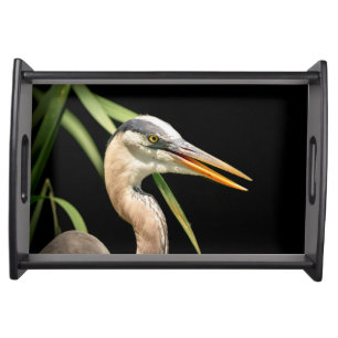 Great Blue Heron Serving Tray
