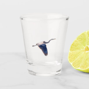 Great Blue Heron Shot Glass