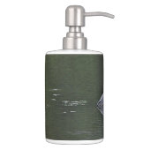 Great blue heron soap dispenser and toothbrush holder (Right)