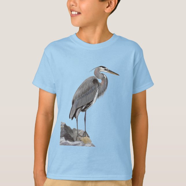 Great Blue Heron T-Shirt (Front)