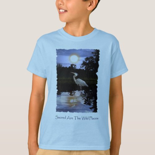 GREAT BLUE HERON T_shirts  Tops