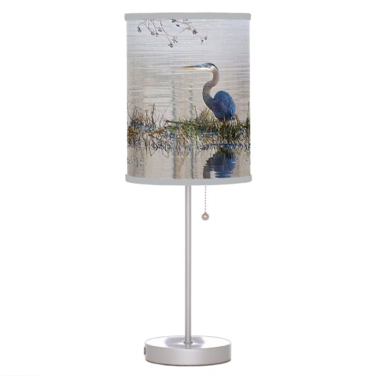 Great Blue Heron Table Lamp (Left)