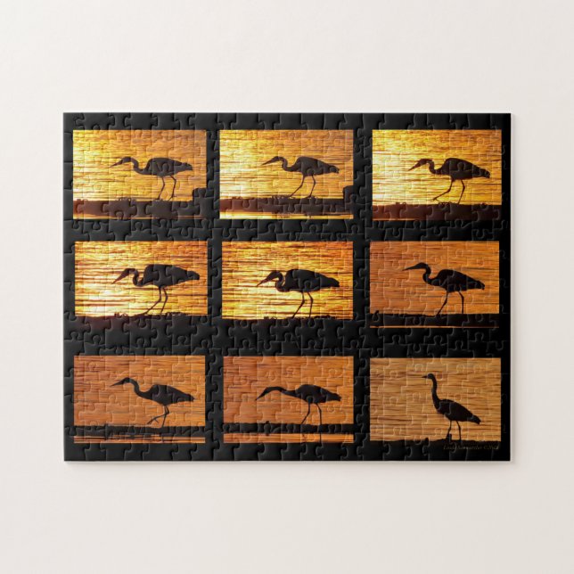 Great Blue Heron Taking a Walk - Puzzle (Horizontal)