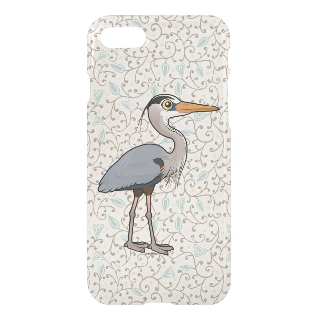 Great Blue Heron Uncommon iPhone Case (Back)