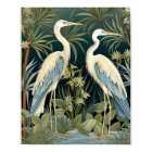 Great Blue Heron Vintage Style