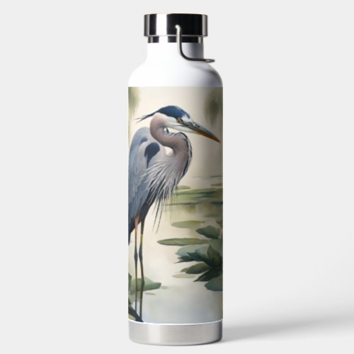 Great Blue Heron Water Bottle