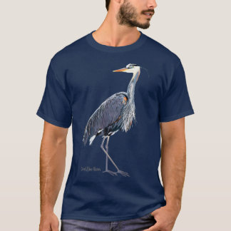 Great Blue Heron Wildlife Bird T-Shirt