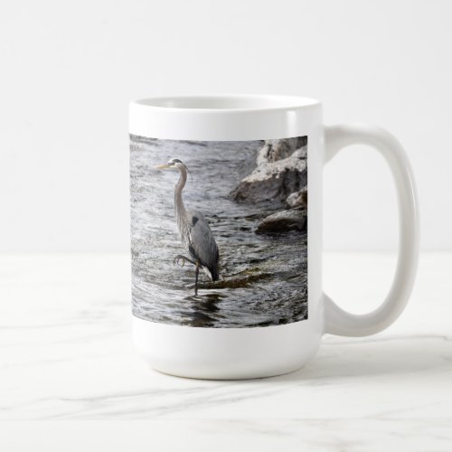 Great Blue Heron Wildlife Birdlover Photo Coffee Mug