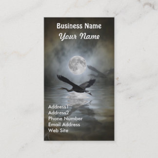 Great Blue Heron Wildlife Business Card