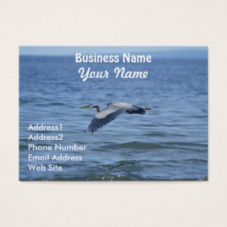 Wildlife Business Cards Templates Zazzle Great Blue Heron Wildlife Business Card