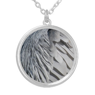 Great Blue Heron Wing Necklace