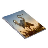Great Blue Herons at Sunrise Notebook (Right Side)
