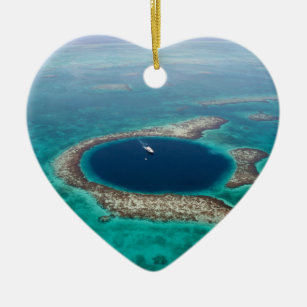 GREAT BLUE HOLE 1 CERAMIC ORNAMENT