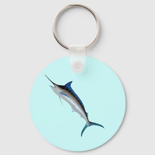 Great Blue Marlin Keychain