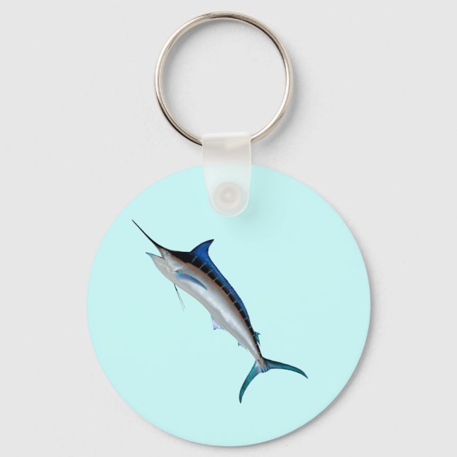 Great Blue Marlin Keychain (Front)