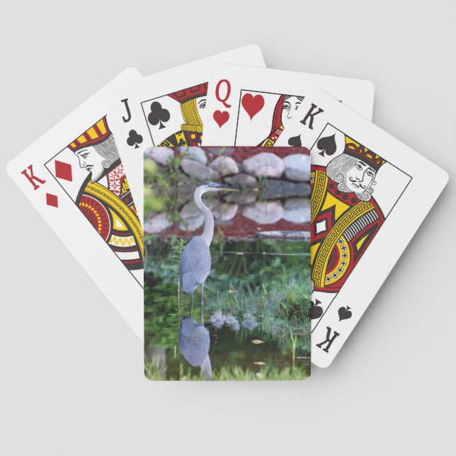 Great Blue Zen Poker Cards (Back)