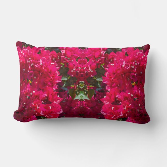 Great Bougainvillea Throw Pillow (Front)