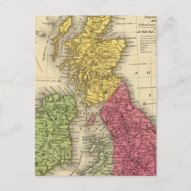 Great Britain and Ireland Postcard (Front)
