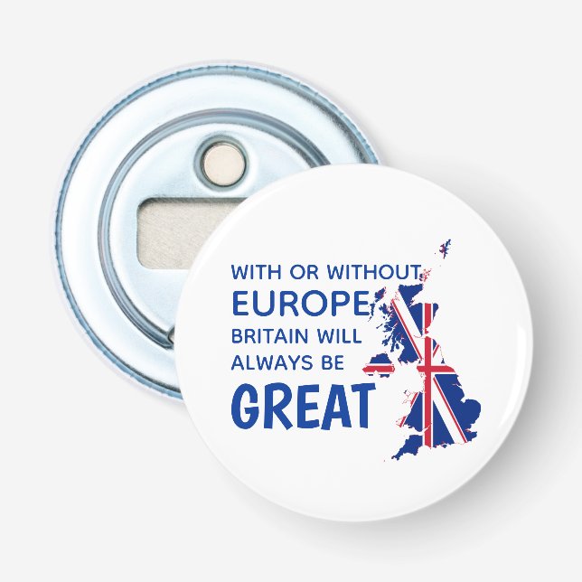 GREAT BRITAIN BREXIT EUROPE BOTTLE OPENER (Front)