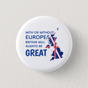 GREAT BRITAIN BREXIT EUROPE BUTTON