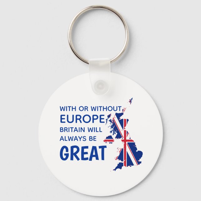GREAT BRITAIN BREXIT EUROPE KEYCHAIN (Front)