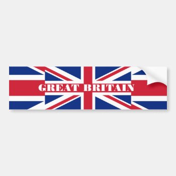 Great Britain Bumper Sticker by Jamlanddesigns at Zazzle