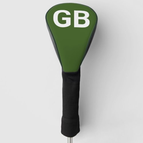 Great Britain Euro Green Golf Head Cover