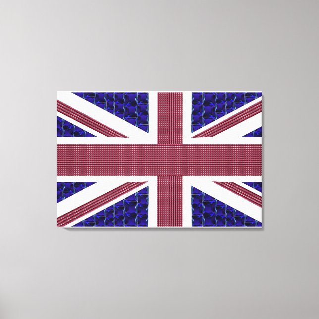 Great Britain Flag Stretched Canvas Print (Front)