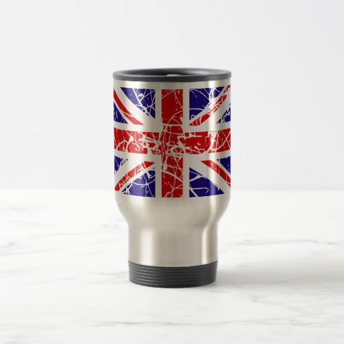 Great Britain Flag Travel Mug