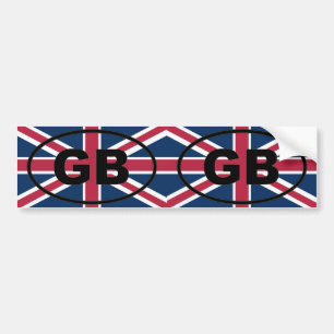 Great Britain - GB - European oval Bumper Sticker