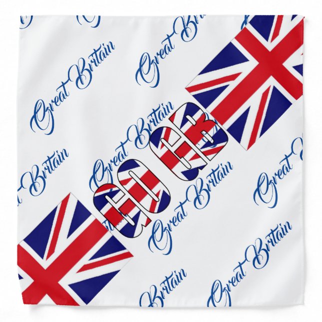 Great Britain Go GB bandana (Front)