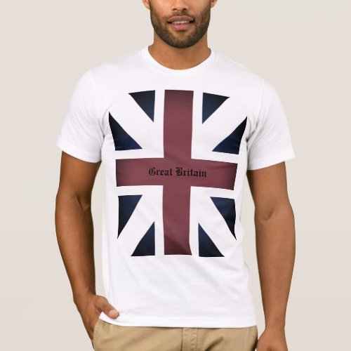 Great Britain T_Shirt _ 1707 Flag Fog Effect