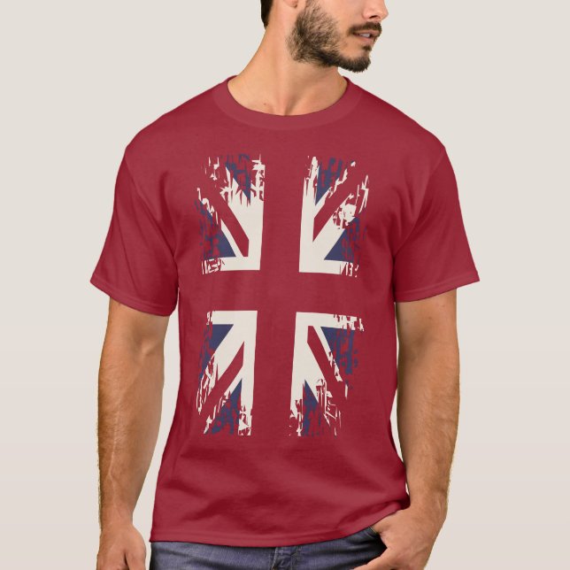 Great Britain 'Union Jack' (UK flag). T-Shirt (Front)