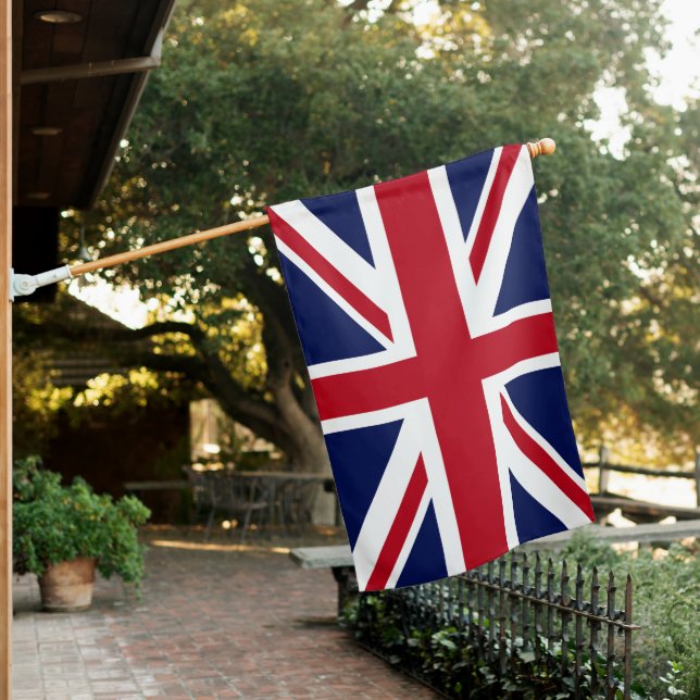 Great Britain, United Kingdom House Flag (In SItu)