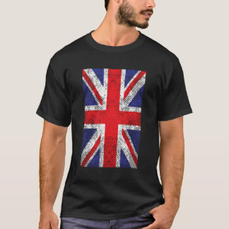 Great Britain Vintage Union Jack Distressed Flag U T-Shirt
