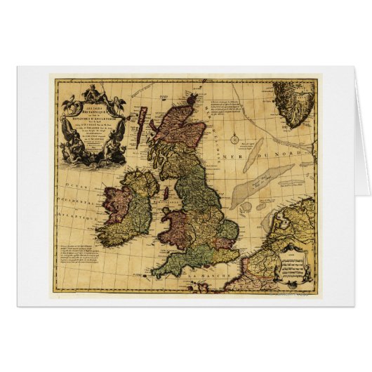 Great BritainPanoramic MapGreat Britain Cards (Front Horizontal)