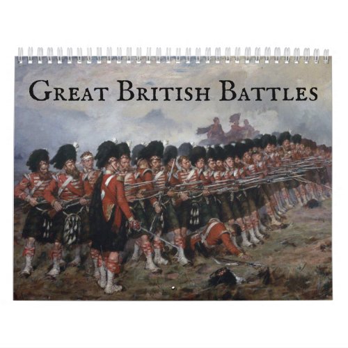 Great British Battles Calendar