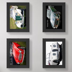 Great Britsh Sports Cars Wall Art Sets