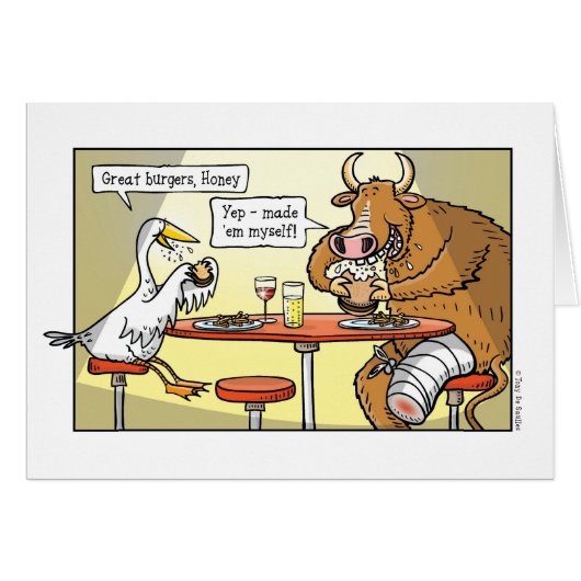 Great burgers! cards (Front Horizontal)